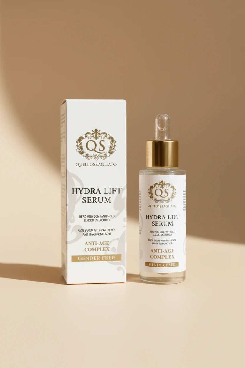 Hydra Lift Serum siero viso anti-age acido ialuronico bava lumaca made in Italy