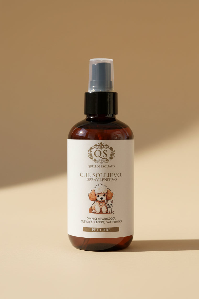 Spray lenitivo cute animale antiprurito Quello Sbagliato delicato e calmante