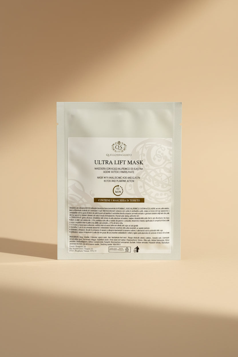 Ultra Lift Mask maschera viso monouso effetto lift vitamina C retinolo made in Italy