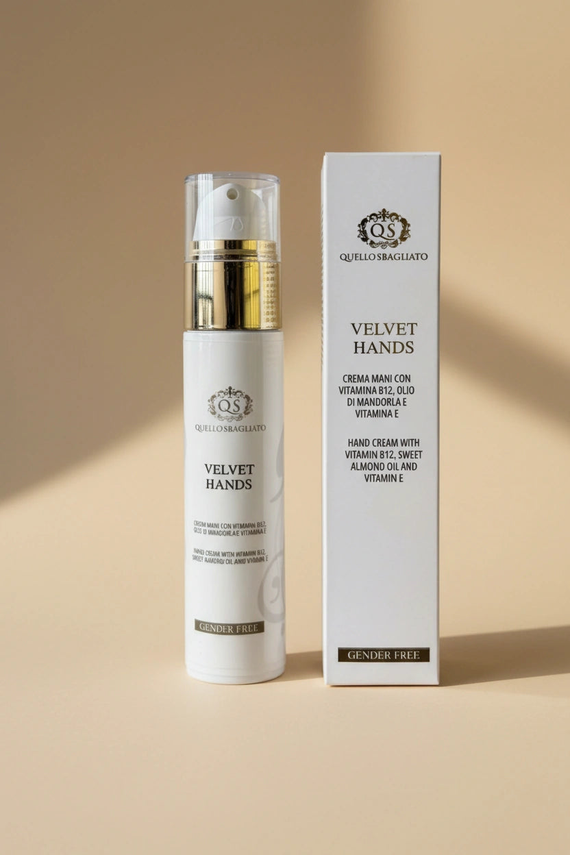 Velvet Hands Quello Sbagliato - crema mani idratante vitamina B12 made in Italy