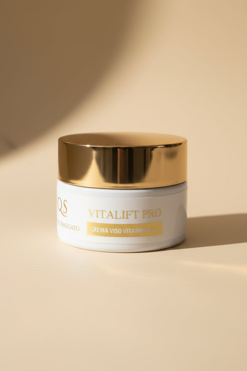 Vitalift Pro crema viso anti-age vitamina B12 acido ialuronico made in Italy